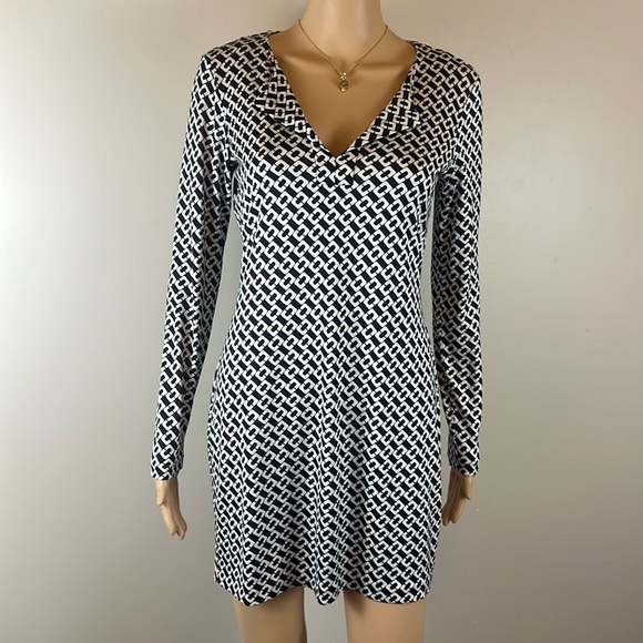 Diane Von Furstenberg DVF Reina Silk Chain Link Dress - Picture 5 of 11